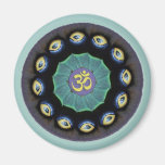 Mothwing Mandala-OM-Magnet Magnete