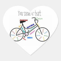 Motivierend Fahrrad, Fahrrad, fahrend, Sport, Hobb Sticker