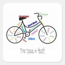 Motivierend Fahrrad, Fahrrad, fahrend, Sport, Hobb Aufkleber