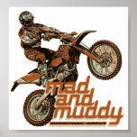 Moto Rennen Poster