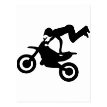 Motocross Postkarte
