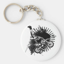 Motocross-Schmutz-Sprung Schlüsselanhänger