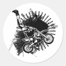 Motocross-Schmutz-Sprung Sticker