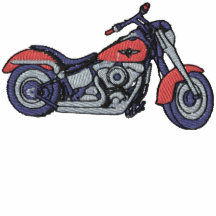 Motorrad gesticktes Hemd