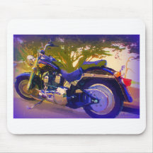 Motorrad Harley-FatBoy-1998 Mousepad