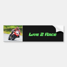 Motorrad-Rot-Rennläufer Auto Sticker