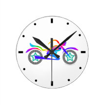 MOTORRAD-WANDUHR durch PopArtDiva