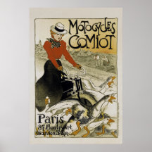 Motorräder Comiot Plakate