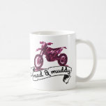 Motorradteam wütend u. schlammig kaffee tasse