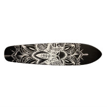 Motten-Mandala Skateboard Bretter