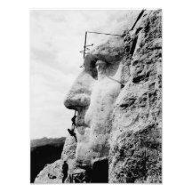 Mount Rushmore construction Art Photo
