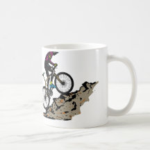 Mountainbiker Tee Tasse