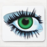 Mousepad abstrakter Hintergrund mit Augen