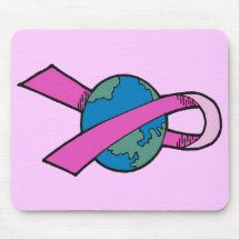 Mousepad - Brustkrebs-Weltband