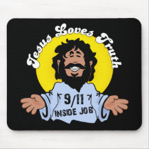 Mousepad Dunkelheit des inneren Jobs der Jesus-Lie