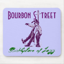 Mousepad Nola Bourbon Straßen-Geburtsort von Jazz