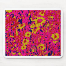 mousepad pink marguerite