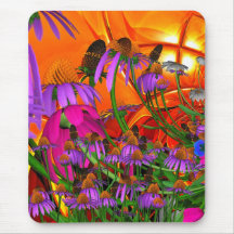 Mousepad Sonnenschein-Blumen