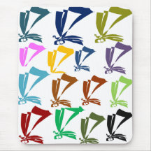 Mousepad Vogelfliege weg von der Invasion