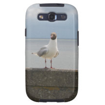 Möwe auf der Mauer Nordsee Galaxy SIII Schutzhüllen