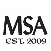MSA, Est. 2009 Besticktes Polo
