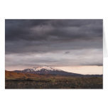 Mt. Hekla im Sonnenuntergang Grußkarte