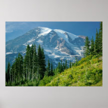 Mt regnerischer plakatdrucke