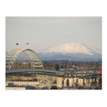 Mt St. Helens u. Fremont-Brücken-Postkarten