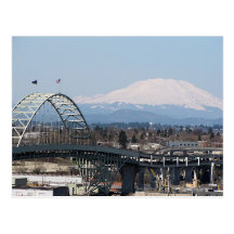 Mt St. Helens u. Fremont-Brücken-Postkarten