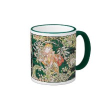 Mucha Kunst Nouveau: Frau mit Gänseblümchen Tasse