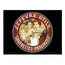 Mucha - Lefevre Utile Vanille-Oblaten - Kunst Nouv postkarten