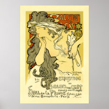 Mucha Plakat: Salon-DES-Cent