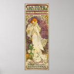 Mucha Vintages Plakat: La-Freifrau ZusatzCamélias