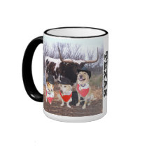 Mug for Dad, Texas Dogs & Longhorn tassen