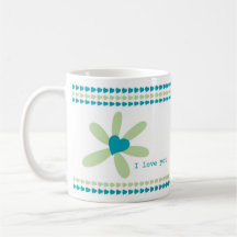 MugMargueriteLove Tee Tasse