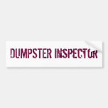 MÜLLCONTAINER Inspektor Auto Sticker