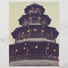 München-Chineseturm Bedruckte Flyer