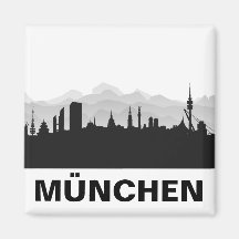 München Skyline Kühlschrank Magnet Magnete
