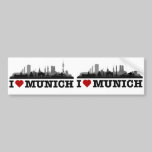 München Stadt Skyline - Autoaufkleber autoaufkleber