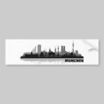 München Stadt Skyline - Autoaufkleber autoaufkleber