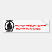 MURDA AUF DA-BAHN AUTO STICKER