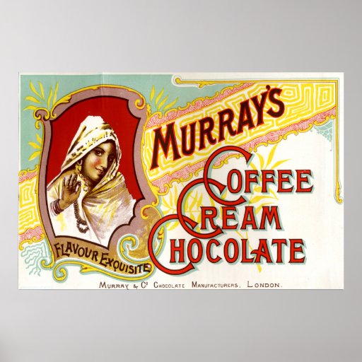Murrays Kaffeesahne-Schokolade Poster