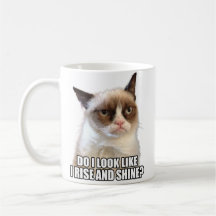 Mürrischer Katzen-Becher Kaffeetasse