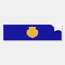 Muschel clam sea shell autosticker