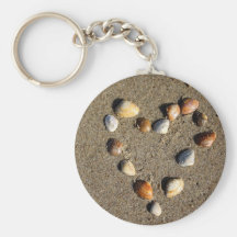Muschelherz Schlüsselband