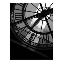 Musee d'Orsay Uhr-Postkarte