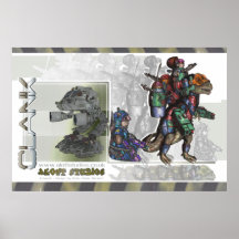 MusicMech, K-Kat u. TeknoSaurus (kolossal) Plakate