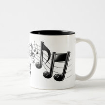 Musik-Anmerkungs-Kaffeetasse