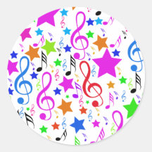 Musik-Aufkleber