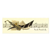 Musik-Entwurfs-MiniVisitenkarten
